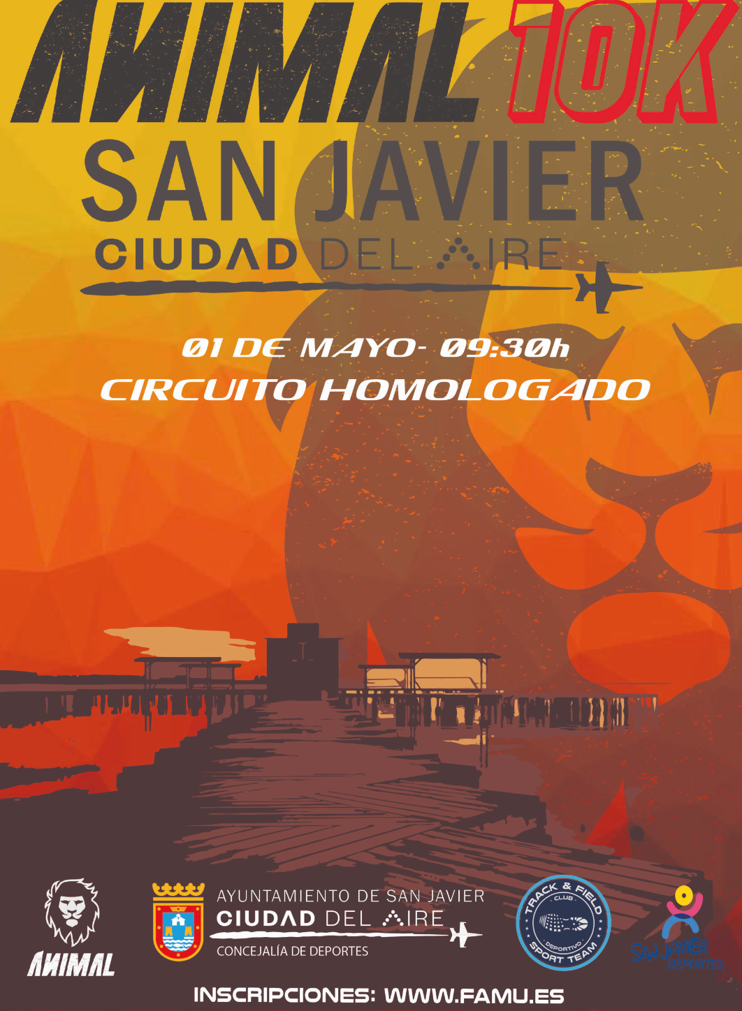 cartel carrera San Javier cartel carrera San Javier